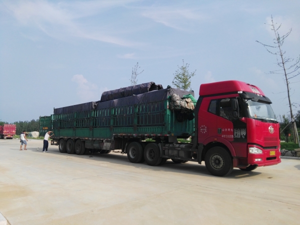 Delivery of biogas equipment